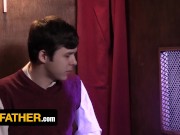 Preview 2 of YesFather - Catholic Boy Dakota Confesses His Naughty Sins To Father Johnny That Gets Them Horny