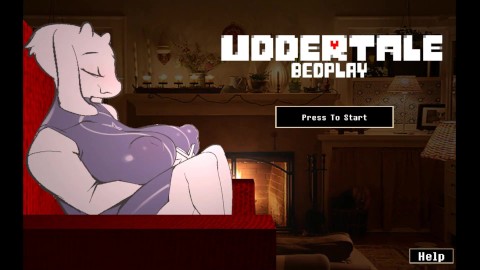 Undertale bed play [parodia del gioco Hentai PornPlay] sculacciato e incredibili tette enormi