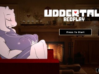 Undertale Bed Play [пародия на хентай игру PornPlay] отшлепали и поразили огромными сиськами