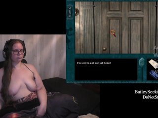 naked gamer girl, bbw, big boobs, big booty
