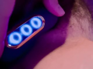 Strongest orgasm of my life with_this clit sucking vibrating_dildo