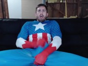 Preview 5 of Captain America strips and cums