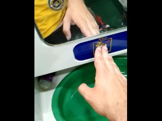 GUY Jerks up and Down His HARD COCK