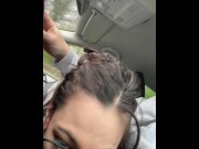 Preview 2 of she cheats here boyfriend and i get a blowjob while driving carjob