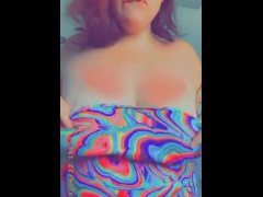 Sexy red head BBW big titties 