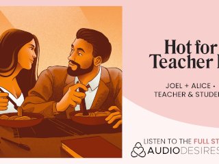 teacher student sex, anal, audio only, anal toys