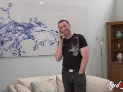 AGEDLOVE Blonde Milf Amy Seduces Horny Stud Sam Bourne and Fucks Him