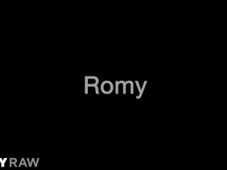 TUSHYRAW Sexy Romy getting her perfect round ass pounded screenshot number 0