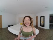 Preview 1 of Inked Latina Teen Vanessa Vega Likes Big Bed And Big Dick VR Porn