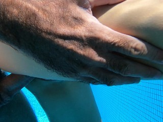 Weekend Skinny Dipping Leads To Pool Fuck And Huge Creampie Cum Floating Everywhere