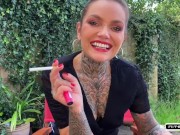 Preview 1 of Smoking Addiction- sensual french femdom teases you with her cigarette