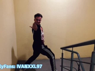 STRIPTEASE IN THE ENTRANCE OF A MULTISTORY HOUSE | XXX Mobile Porn ...