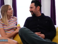 Video Reality - Hot Chick Coco Lovelock Gets Curious About Tasting Her New Stepdad's Huge Cock