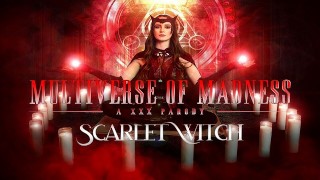 Hazel Moore As SCARLET WITCH Drains Your Powers In MULTIVERSE OF MADNESS VR Porn