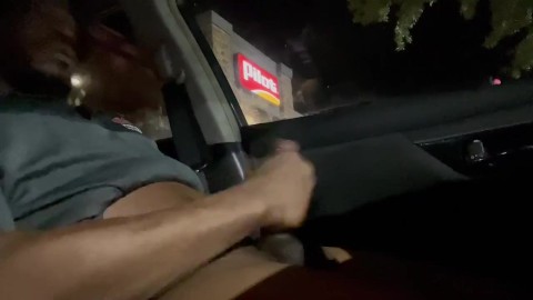 NakedTy Pizza Man BBC gas station Masturbation!!!