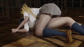 Отбеливатель Мацумото X Рукия Лесбийский поцелуй за куннилингусом