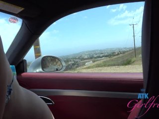 POV Head Super Sexy Beach Bunny on the Beach Then_Gives An Epic Blowjob in_Car (Stella_Sedona)