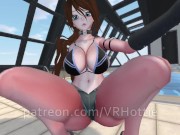 Preview 3 of Big Boobs And Fat Ass Slut POV Fuck By The Pool Lap Dance VRChat ERP Extra Thicc Grinding Face Sit