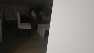 Husband Spying On Me And My Lover As We Fuck In Our Marital Bed