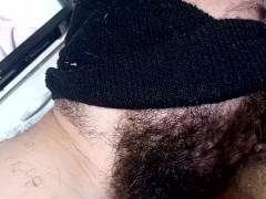 this dog licked my pussy very hard watching a naughty porn, nervous tongue made me ejaculate