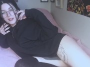 Preview 1 of Goth GFE Anal Climax (Full Video on MV, Link in Bio)