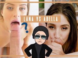 #1 Lana Rhoades VS Abella Danger Reaccionando Con El PADRINO