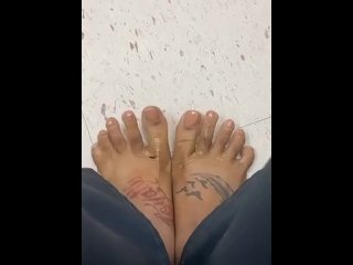 Foot Job at Work