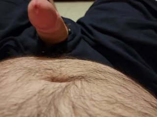 ChubbyNerd Oils Thick Cock and Moans_Loudly Until_Thick Cumshot