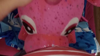 Большой розовый дракон Веселье#21