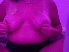 TEEN PLAYS WITH BIG NATURAL BOOBS