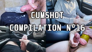 16 Loads Cumshot Compilation