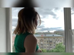 Красивая блондинка позволила снимать её на камеру, пришел в гости не ожидал.