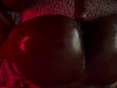 Wet big black ass fucked by BBC