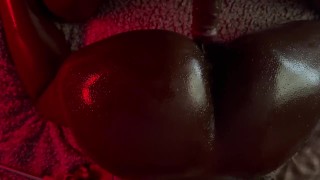 Wet big black ass fucked by BBC