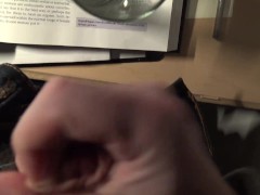 Daddy sneaks in a naughty gift while his babygirl is on a study break