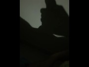 Preview 3 of my girlfriend handjob and suck my dick (shadow play) ♥️