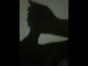 Preview 5 of my girlfriend handjob and suck my dick (shadow play) ♥️