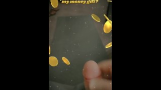 Ejaculação massiva pulverizada - filtro snapchat - $moneyshot 279