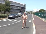 Naked in Public - Walking around Town
