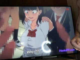 Hottest Anime Bad Japanese Schoolgirl Use Your Friend For Squirting And Eating His Cock PT. 2