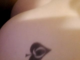 Redhead wife becomes queen of spades