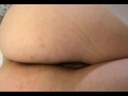 Preview 6 of Girl cums hands free squeezing her hips / Real throbbing orgasm