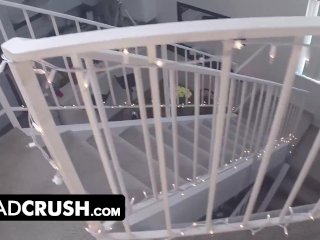 DadCrush - Horny Babe Strips Naked And Gets Her Hairy Pussy Plowed Hard By Big Throbbing Cock screenshot number 2