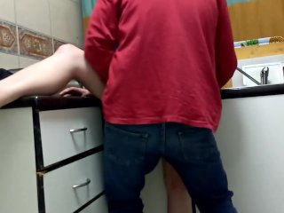My Best Friend Fucking My Wife in theKitchen While_i Have to Watch