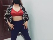 Preview 1 of Pakistani Hot N Sexy Housewife Nude Strip Dance In Live Video Call On Client Demand