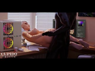 [Blacked] Ashe Fucked in Office [Grand Cupido]( Overwatch)