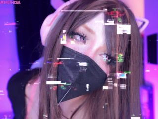 "Master, this too much for me" ANIME GIRL BOUNCING + AHEGAO ( full video on OF )「 ASMR Amy B 」