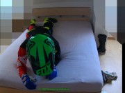 Preview 2 of Fun in Fox MX Gear with Dildo, smelly socks and boots