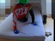 Preview 4 of Fun in Fox MX Gear with Dildo, smelly socks and boots