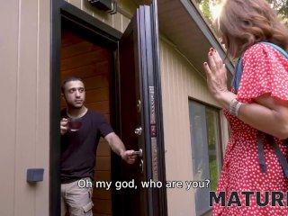 MATURE4K. Mature woman gives sexual joy to man who penetrates her pussy